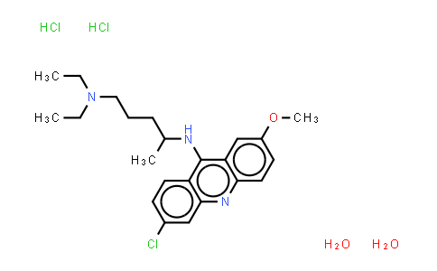 CAS No. 69-05-6, Quinacrine (dihydrochloride)