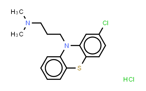 CAS No. 69-09-0, Chlorpromazine (hydrochloride)