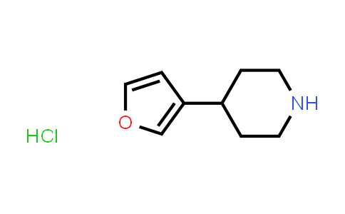 CAS No. 690261-79-1, 4-(Furan-3-yl)piperidine hydrochloride