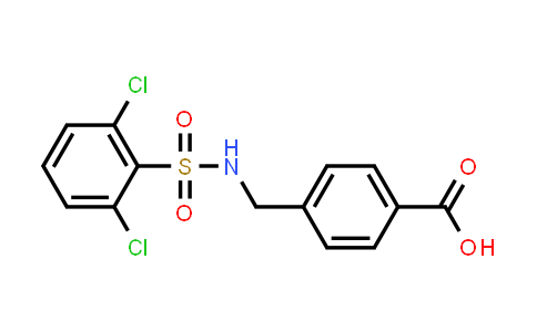 CAS No. 690645-97-7, 4-(((2,6-Dichlorophenyl)sulfonamido)methyl)benzoic acid