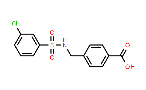 CAS No. 690645-98-8, 4-(((3-Chlorophenyl)sulfonamido)methyl)benzoic acid