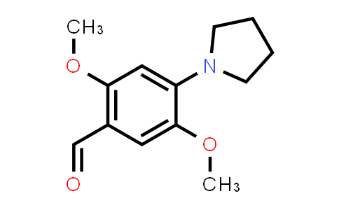 CAS No. 692775-87-4, 2,5-Dimethoxy-4-(1-pyrrolidinyl)benzaldehyde