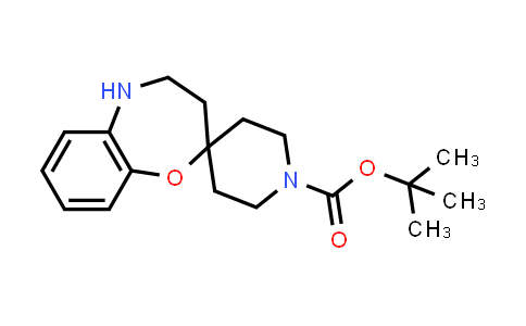 CAS No. 693789-34-3, tert-Butyl 4,5-dihydro-3H-spiro[benzo[b][1,4]oxazepine-2,4'-piperidine]-1'-carboxylate