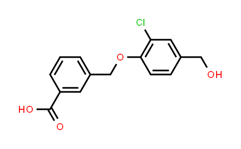 CAS No. 693795-82-3, 3-{[2-Chloro-4-(hydroxymethyl)phenoxy]methyl}benzoic acid