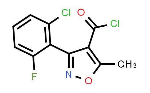 CAS No. 69399-79-7, 3-(2-Chloro-6-fluorophenyl)-5-methylisoxazole-4-carbonyl chloride