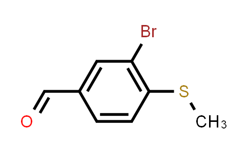 CAS No. 694481-10-2, 3-Bromo-4-(methylsulfanyl)benzaldehyde