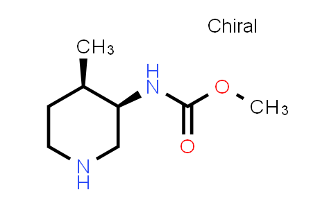 CAS No. 694495-64-2, Carbamic acid, [(3R,4R)-4-methyl-3-piperidinyl]-, methyl ester, rel-