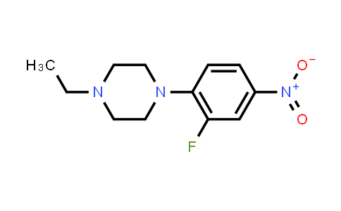 CAS No. 694501-34-3, 1-Ethyl-4-(2-fluoro-4-nitrophenyl)piperazine