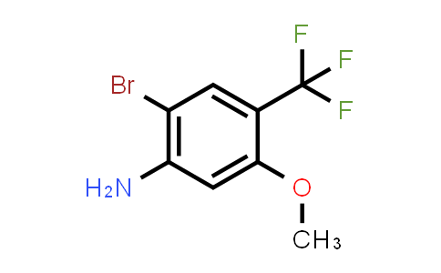 CAS No. 694514-19-7, 2-Bromo-5-methoxy-4-(trifluoromethyl)aniline