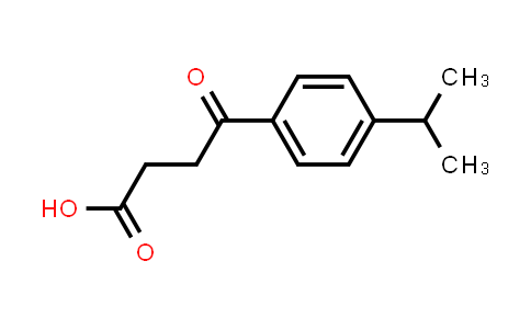 CAS No. 6947-81-5, 4-Oxo-4-[4-(propan-2-yl)phenyl]butanoic acid