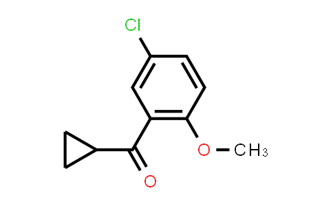 CAS No. 69639-86-7, (5-Chloro-2-methoxyphenyl)(cyclopropyl)methanone