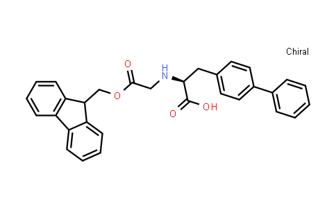 CAS No. 696615-48-2, [1,1'-Biphenyl]-4-propanoic acid, α-[[(9H-fluoren-9-ylmethoxy)carbonyl]methylamino]-, (αS)-