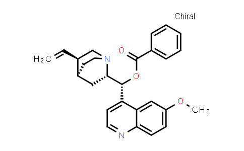CAS No. 69758-70-9, [(R)-[(2S,4S,5R)-5-ethenyl-1-azabicyclo[2.2.2]octan-2-yl]-(6-methoxyquinolin-4-yl)methyl]benzoate