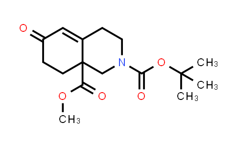 CAS No. 697798-87-1, 2-(tert-Butyl) 8a-methyl 6-oxo-4,6,7,8-tetrahydroisoquinoline-2,8a(1H,3H)-dicarboxylate