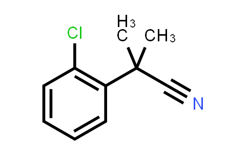 CAS No. 69849-08-7, 2-(2-Chlorophenyl)-2-methylpropanenitrile