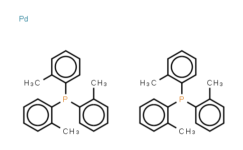 CAS No. 69861-71-8, Bis(tri-o-tolylphosphine)palladium(0)