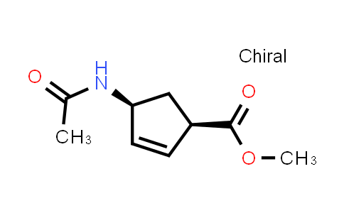 CAS No. 69919-17-1, (1R,4S)-methyl 4-acetamidocyclopent-2-enecarboxylate