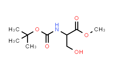CAS No. 69942-12-7, Methyl 2-((tert-butoxycarbonyl)amino)-3-hydroxypropanoate