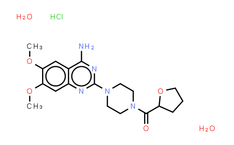 CAS No. 70024-40-7, Terazosin (hydrochloride dihydrate)