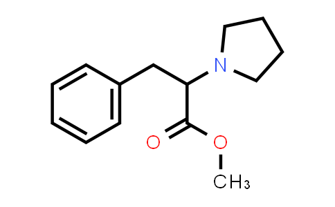 CAS No. 7012-65-9, Methyl 3-phenyl-2-pyrrolidin-1-ylpropanoate
