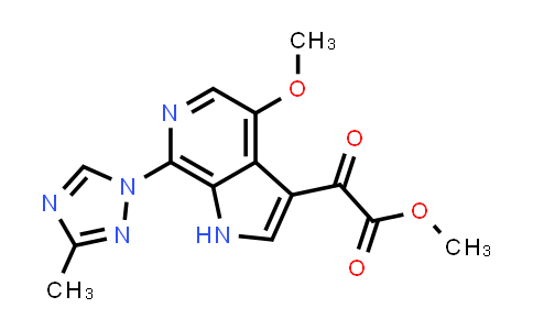 CAS No. 701214-00-8, Methyl 2-(4-methoxy-7-(3-methyl-1H-1,2,4-triazol-1-yl)-1H-pyrrolo[2,3-c]pyridin-3-yl)-2-oxoacetate