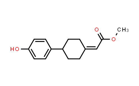 CAS No. 701232-66-8, Methyl 2-(4-(4-hydroxyphenyl)cyclohexylidene)acetate