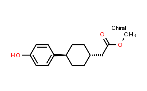 CAS No. 701232-67-9, trans-Methyl 2-[4-(4-hydroxyphenyl)cyclohexyl]acetate
