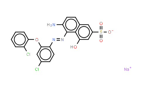 CAS No. 70210-14-9, 6-amino-5-4-chloro-2-(2-chlorophenoxy)phenylazo-4-hydroxynaphthalene-2-sulphonate (sodium salt)