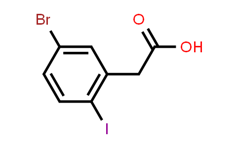 CAS No. 702641-01-8, 2-(5-Bromo-2-iodophenyl)acetic acid