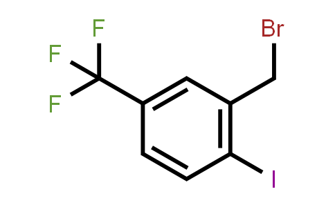 CAS No. 702641-06-3, 2-(Bromomethyl)-1-iodo-4-(trifluoromethyl)benzene
