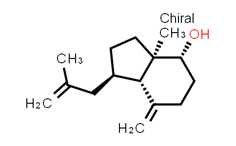 CAS No. 70389-96-7, 1H-Inden-4-ol,octahydro-3a-methyl-7-methylene-1-(2-methyl-2-propenyl)-,[1R-(1alpha,3abeta,4beta,7aalpha)]-