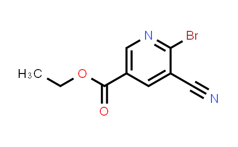CAS No. 70416-50-1, Ethyl 6-bromo-5-cyanonicotinate