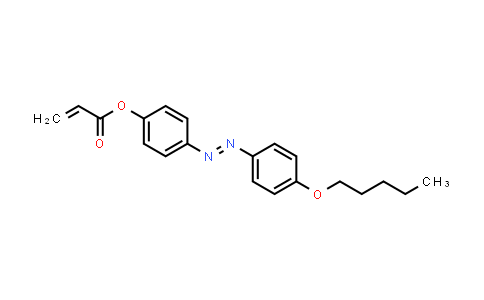 CAS No. 70553-39-8, 4-((4-(Pentyloxy)phenyl)diazenyl)phenyl acrylate
