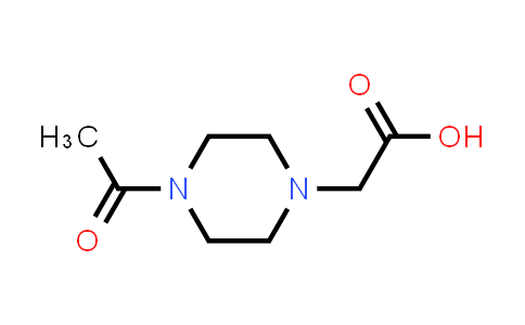 CAS No. 705941-45-3, 2-(4-Acetylpiperazin-1-yl)acetic acid