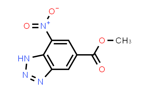 CAS No. 706793-17-1, Methyl 7-nitro-1H-benzo[d][1,2,3]triazole-5-carboxylate