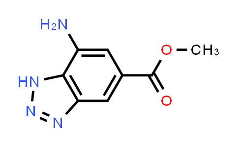 CAS No. 706793-18-2, Methyl 7-amino-1H-benzo[d][1,2,3]triazole-5-carboxylate