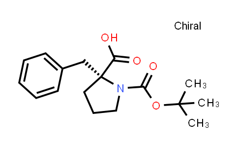 CAS No. 706806-60-2, (R)-2-Benzyl-1-(tert-butoxycarbonyl)pyrrolidine-2-carboxylic acid