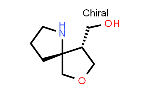 CAS No. 706810-70-0, 7-Oxa-1-azaspiro[4.4]nonane-9-methanol, (5R,9R)-rel-