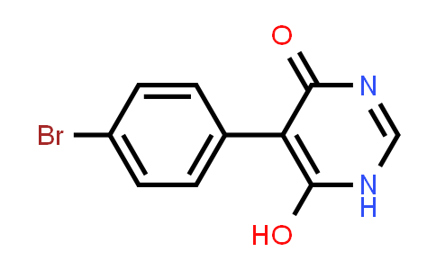 CAS No. 706811-25-8, 5-(4-Bromophenyl)-6-hydroxypyrimidin-4(1H)-one