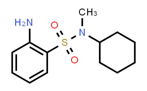 CAS No. 70693-59-3, 2-Amino-N-cyclohexyl-N-methylbenzenesulfonamide