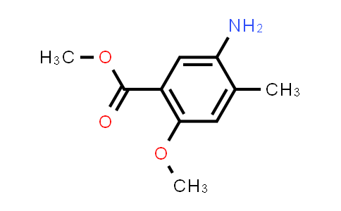 CAS No. 70752-21-5, Methyl 5-amino-2-methoxy-4-methylbenzoate