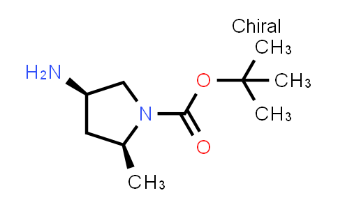 CAS No. 708274-46-8, tert-Butyl (2S,4R)-4-amino-2-methylpyrrolidine-1-carboxylate