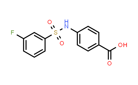 CAS No. 708293-25-8, 4-((3-Fluorophenyl)sulfonamido)benzoic acid