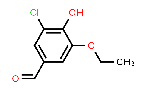 CAS No. 70842-33-0, 3-Chloro-5-ethoxy-4-hydroxybenzaldehyde