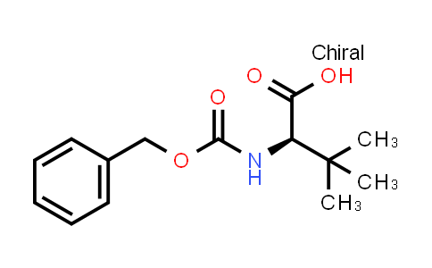 CAS No. 70874-05-4, (R)-2-(((Benzyloxy)carbonyl)amino)-3,3-dimethylbutanoic acid