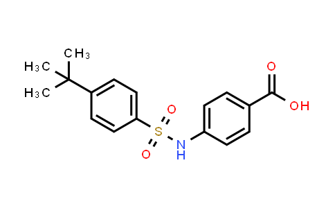 CAS No. 708996-17-2, 4-((4-(tert-Butyl)phenyl)sulfonamido)benzoic acid