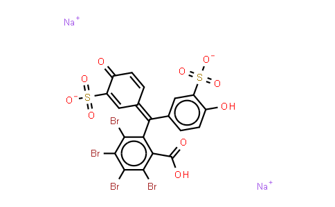 CAS No. 71-67-0, Sulfobromophthalein, disodium salt