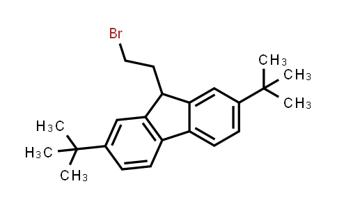 CAS No. 710280-54-9, 9-(2-Bromoethyl)-2,7-di-tert-butyl-9H-fluorene