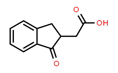 CAS No. 7103-80-2, (1-Oxo-2,3-dihydro-1H-inden-2-yl)acetic acid