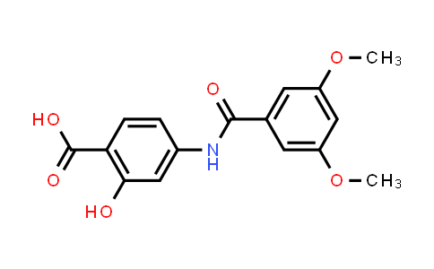 CAS No. 710311-03-8, Benzoic acid, 4-[(3,5-dimethoxybenzoyl)amino]-2-hydroxy-